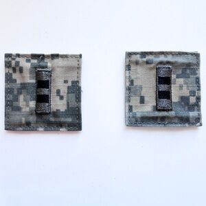 US Army CW2 Rank OCP Hook Back Sleeve Tabs – ACU Digital Camo Hook Patch Set